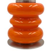 Space Age Orange Murano glass table lamp 1970s