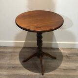 Wooden serving trolley