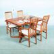 Danish design renovated dining table, sixties teak dining