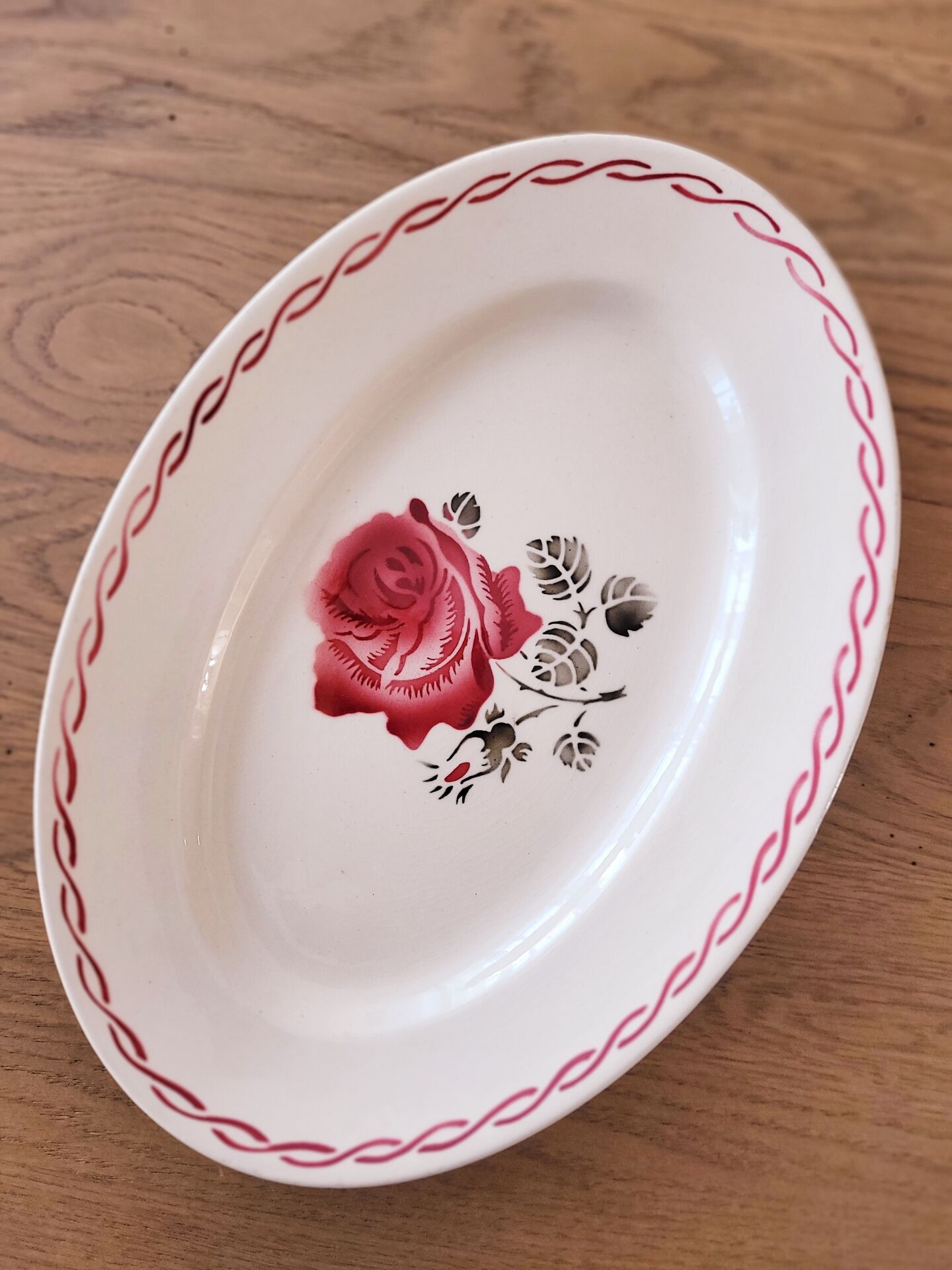 oval plate Badonviller