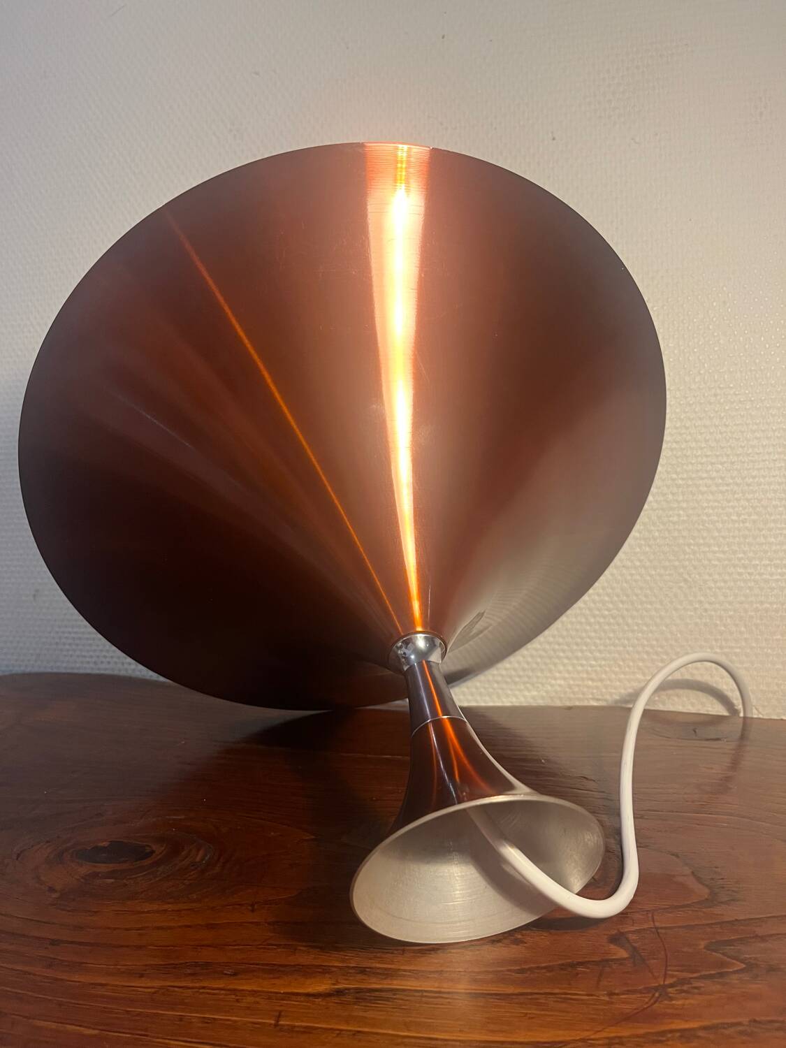 Metal pendant light, 1960s