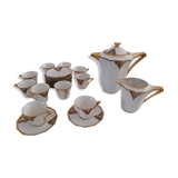 Service à cafe art deco porcelaine de Limoges ancien