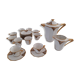 Servive a cafe art deco porcelain of limoges ancient