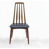 Set of 6 Danish chairs from Niels Koefoed Scandinavian EVA model 1960