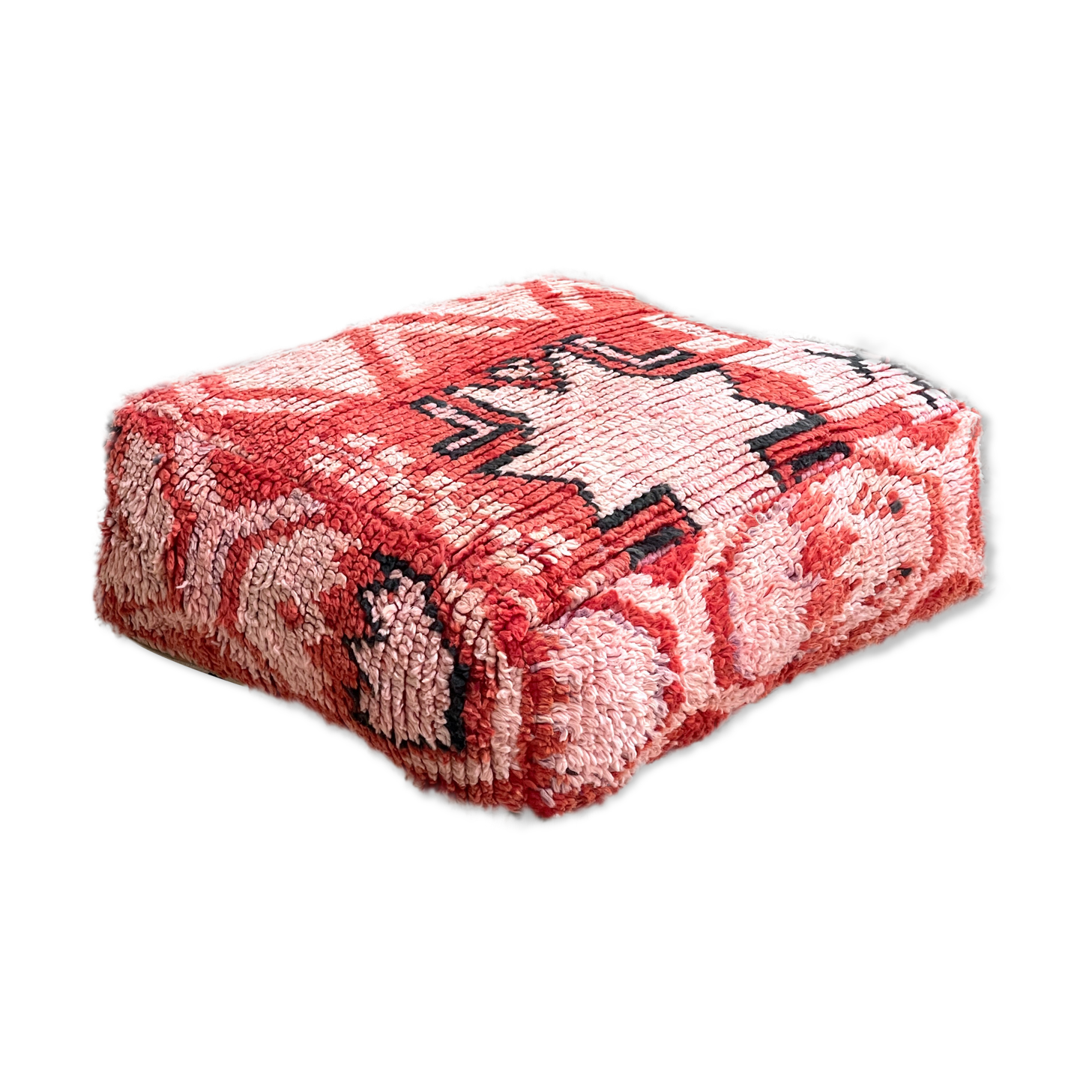 Pouf kilim marocain