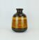 large 60s VASE ceramic model no. 1109/1 amber with red and brown