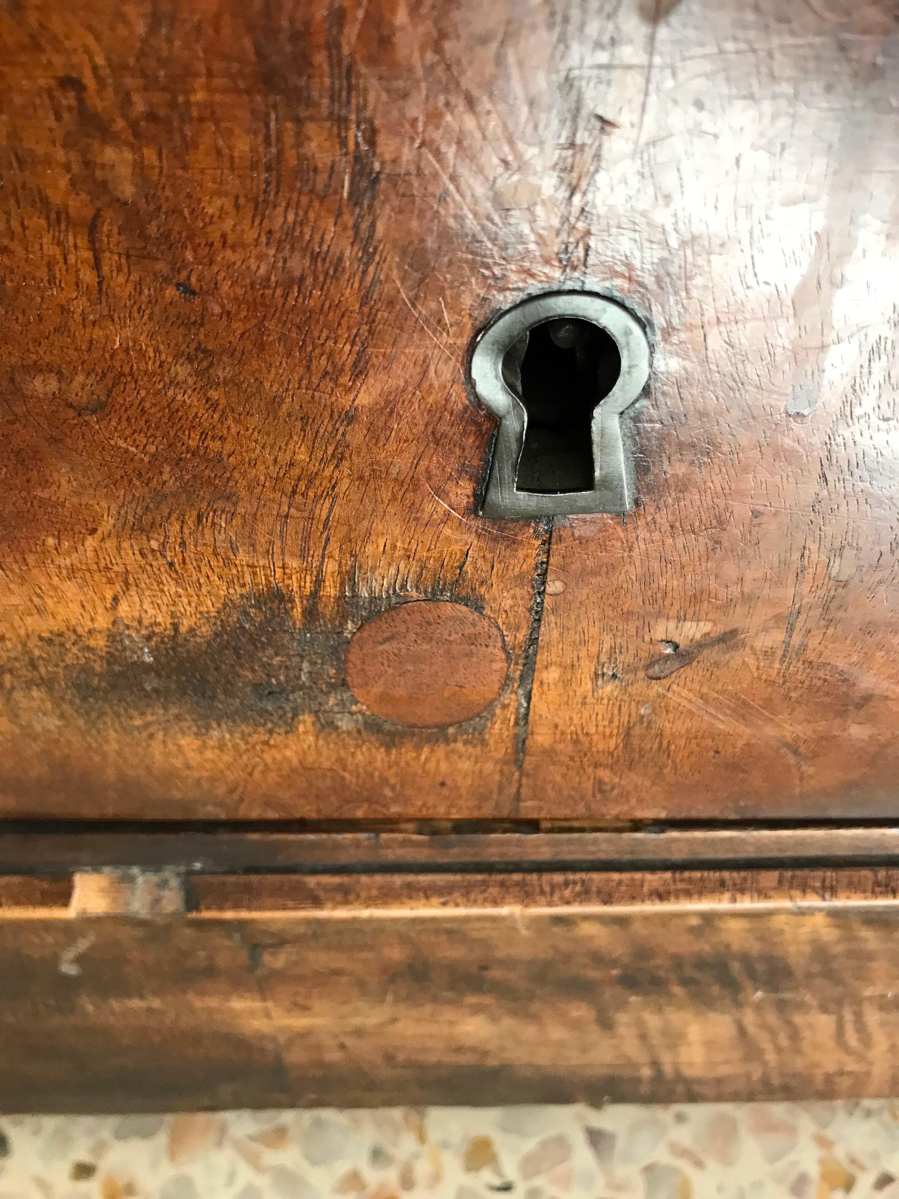 Old country chest of drawers nineteenth century