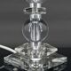 Art Deco crystal lamp,  France, Circa 1940