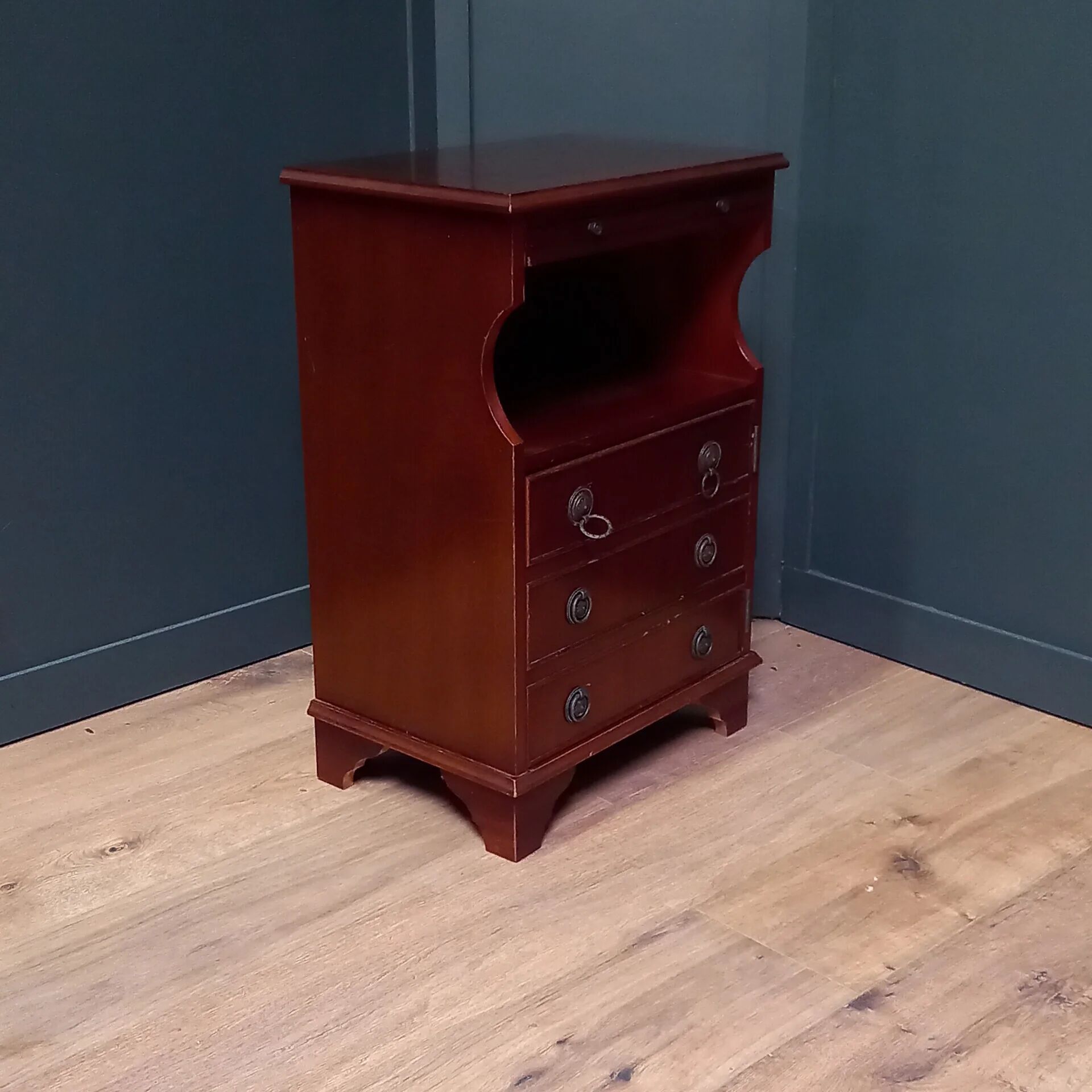 Small vintage bachelor's cabinet - bedside table