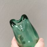 Extrêmement rare "torskemund/ cod mouth", vase - per lütken, holmegaard 1951