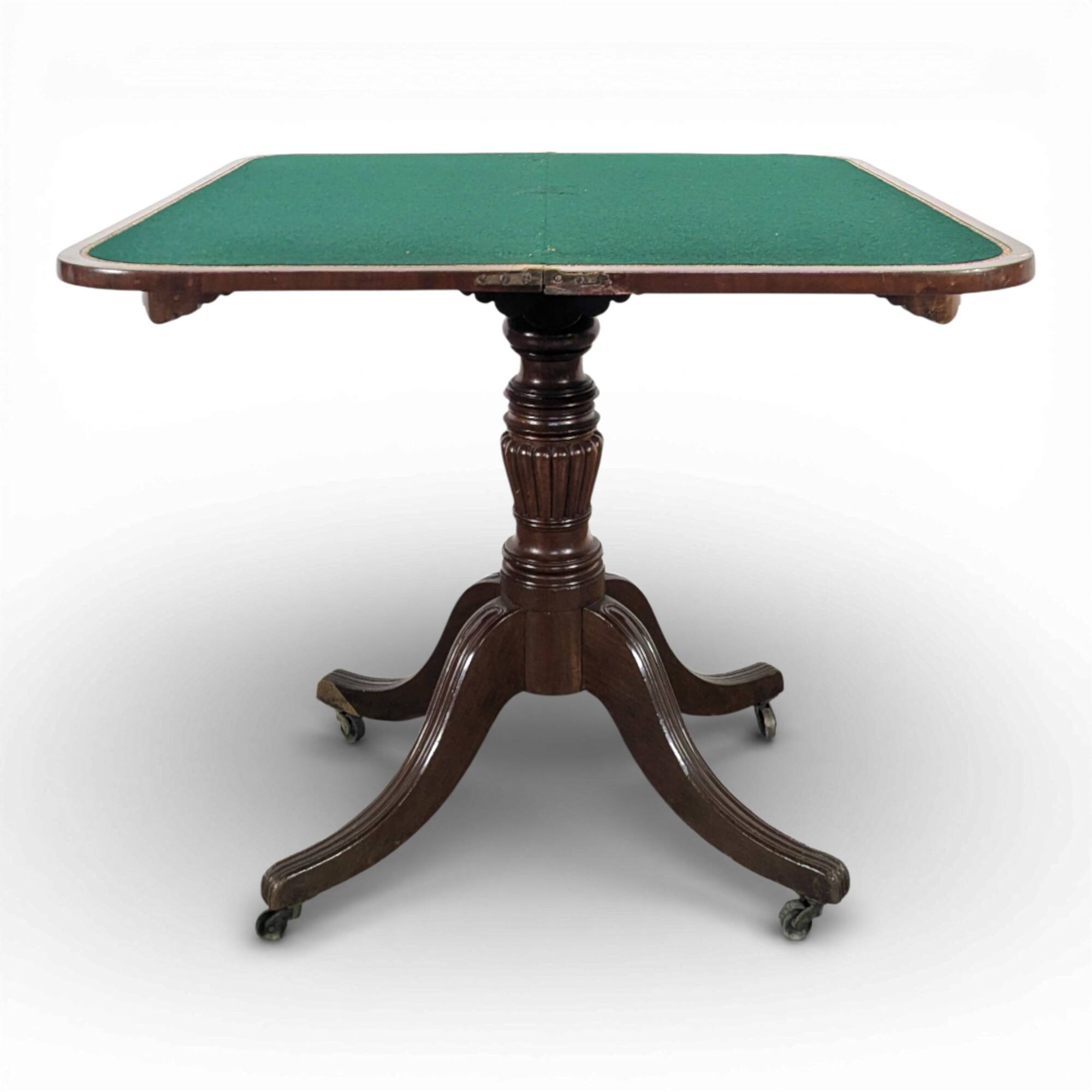 Table à jeux anglaise en acajou