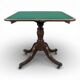 Table à jeux anglaise en acajou