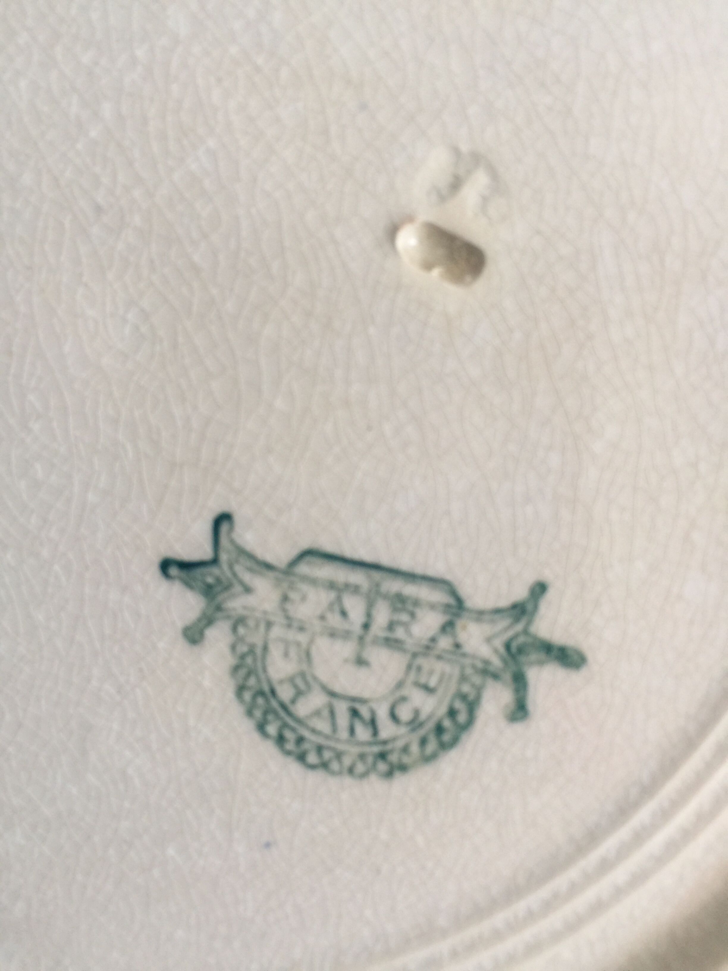 Lot of 3 plates Luneville