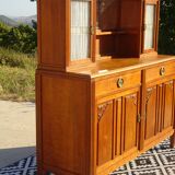 Art Deco sideboard with 2 cabinets and mirror