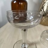 Old champagne glasses