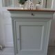 Beautifully crafted Louis Philippe style jam maker sublimated in verdigris, wooden top.