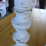 Paire de bougeoirs/ chandeliers anciens en bois