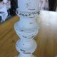 Pair of antique wooden candlesticks/candlesticks