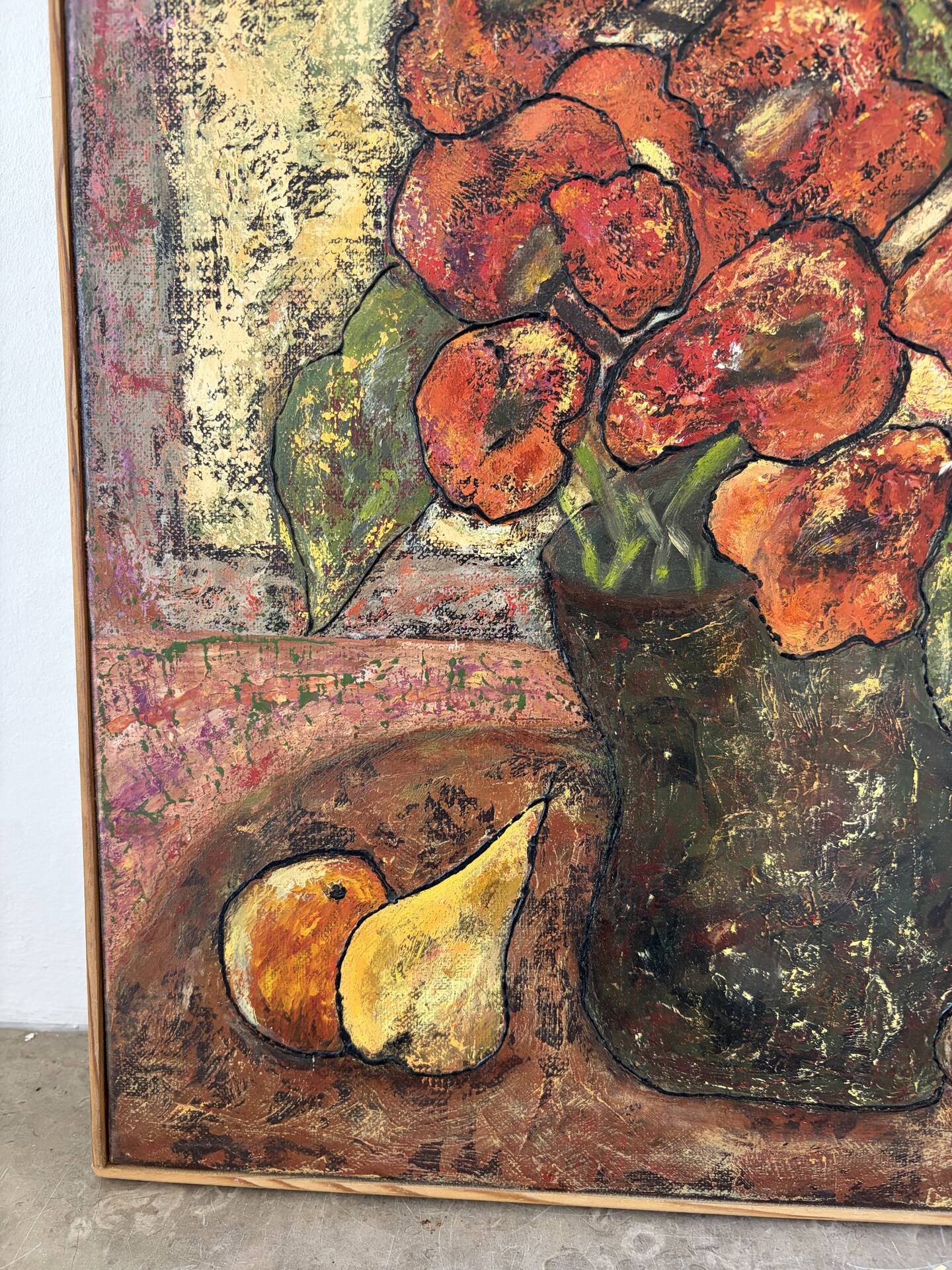 The poppies, oil on canvas