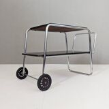 Bauhaus Tubular Steel Serving Cart by Robert Slezák, 1930s