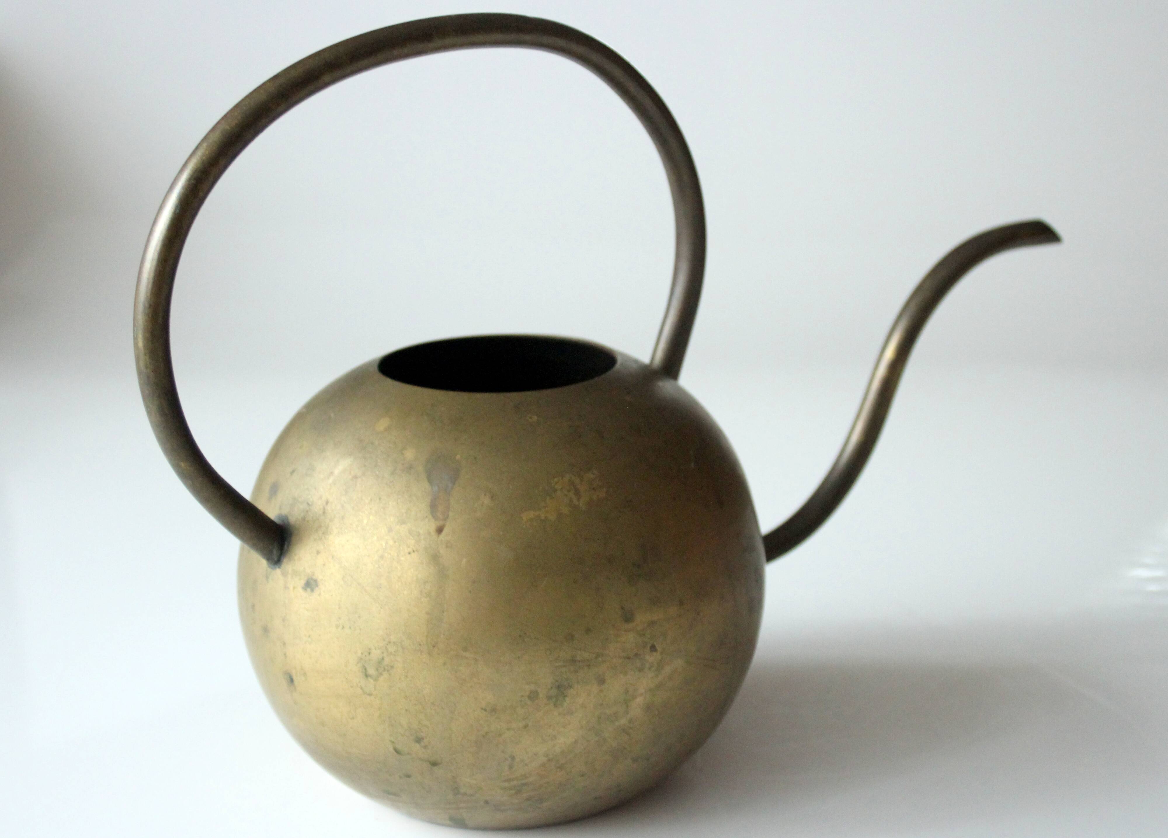 Brass watering can