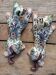 Bouquetieres Zoomorphes Chats Desvres peints Mains