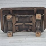 1950s, Danish artdeco coffee table with shelf, ash wood.