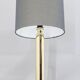 1950s Brass Table Lamp, Denmark