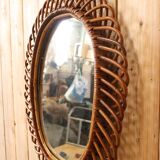 Bonacina Rattan Mirror