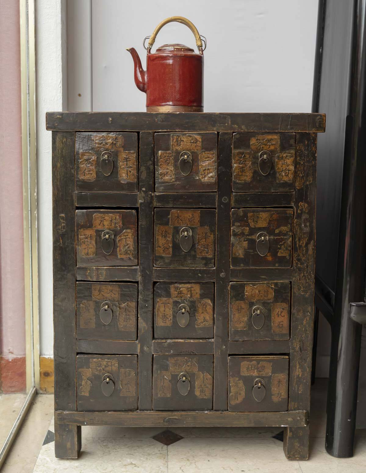 Antique Chinese apothecary cabinet