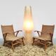 Vintage Dutch design rope chairs Vroom & Dreesman 1960