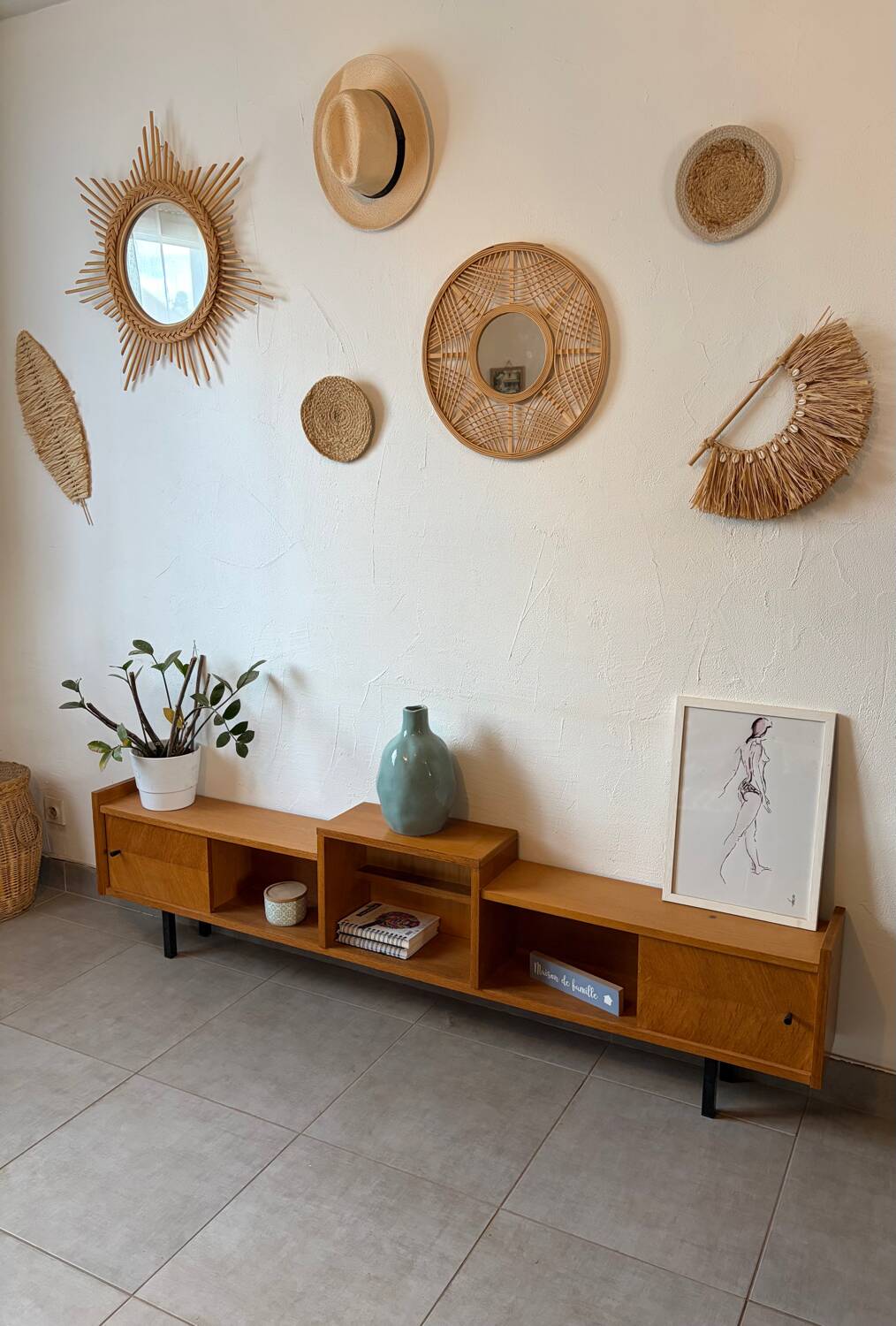 Vintage low enfilade (shallow)