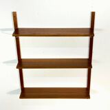 Danish Mid Century Teak Shelving System | Set of 3 Wall Shelves | Scandinav