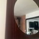 Scandinavian teak mirror from the 60s