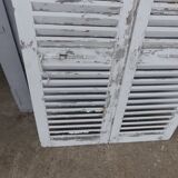 Wooden shutters louvers 2 swings L 49.5 x H 152 cm