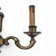 Set of brass wall lamps, Poland, 1950s
