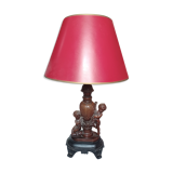 Table lamp on a piece of furniture cherub in very good condition