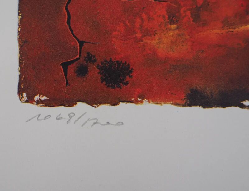 Salvador Dali: Auvergne, SNCF (Suite Papillon small model), signed original lithograph