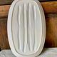 Large vintage asparagus barbotine dish