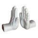 Bookends hands in ceramic, Netherlands 1970