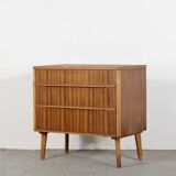 Commode vintage en bois satiné, style Mid-Century. Livraison. Moderne.