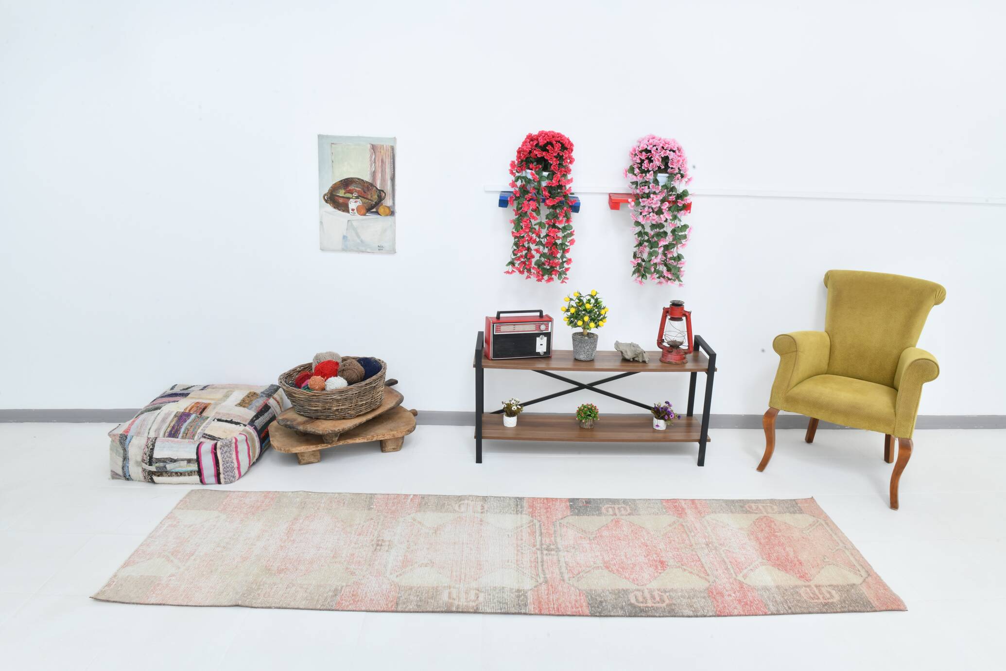 3x10 Rug For Hallway Vintage Runner Rug 83x291Cm SK 22625