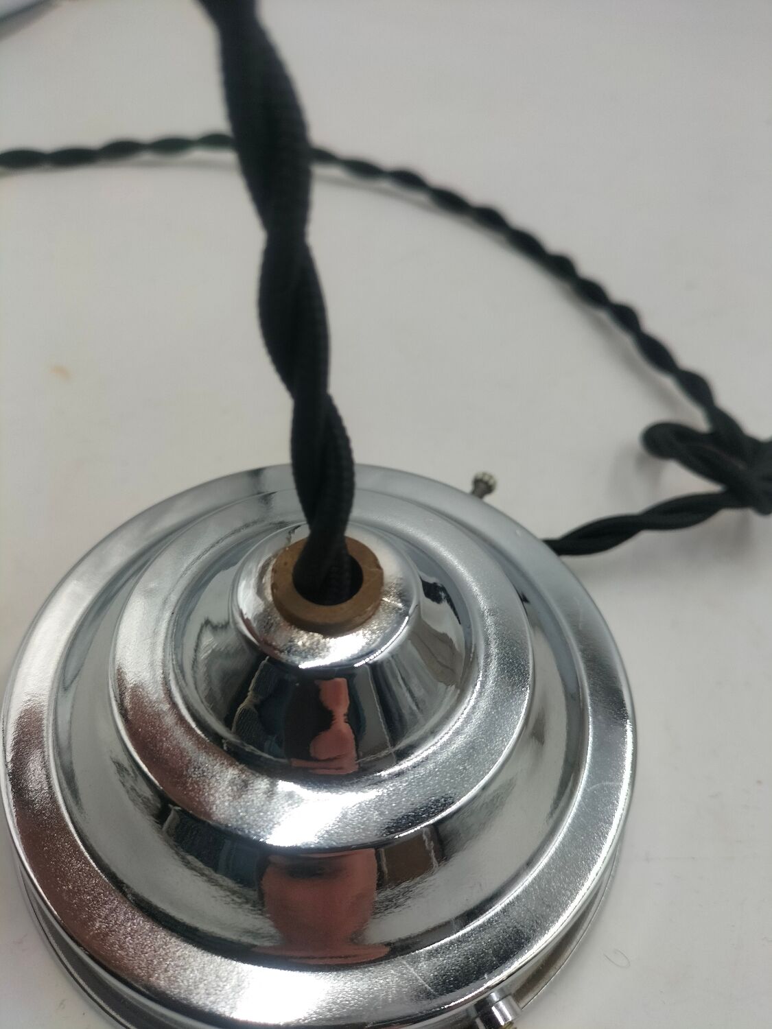 Art Deco glass pendant light