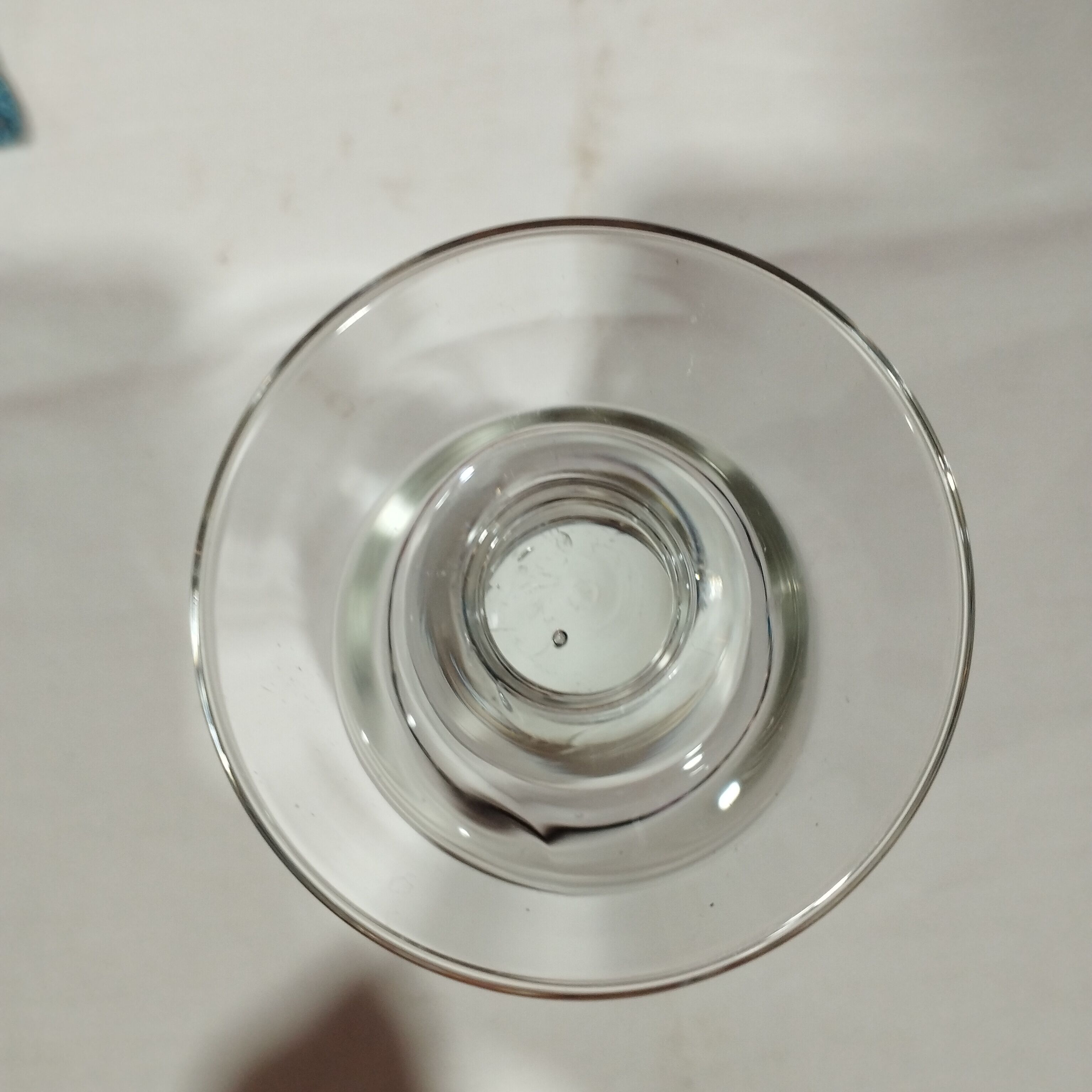 Set of 6 stemmed glasses from the 70s