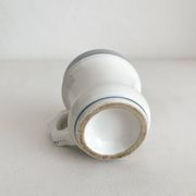Tasse brulot ancienne en porcelaine liserés bleus 19eme siècle