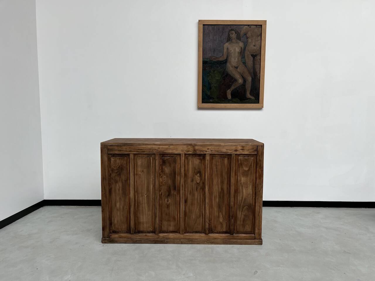 Old trade counter with drawers