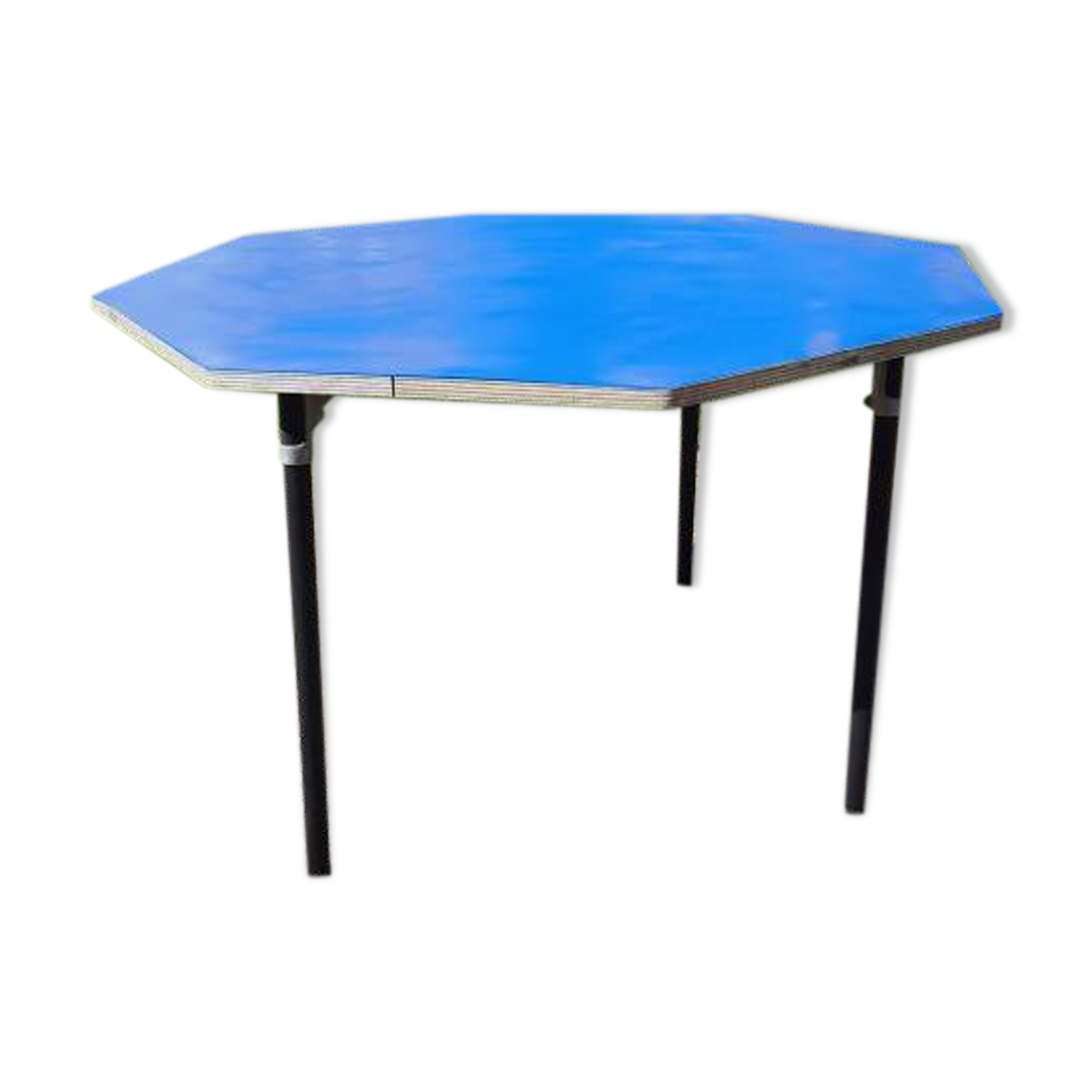 Vintage octagonal communal table