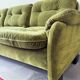 Velvet Sofa, Denmark, 1960s, Mid-C, Vintage