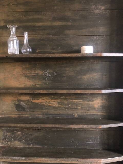 Etagère de métier en bois
