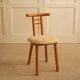 Italian chairs in wood and velvet